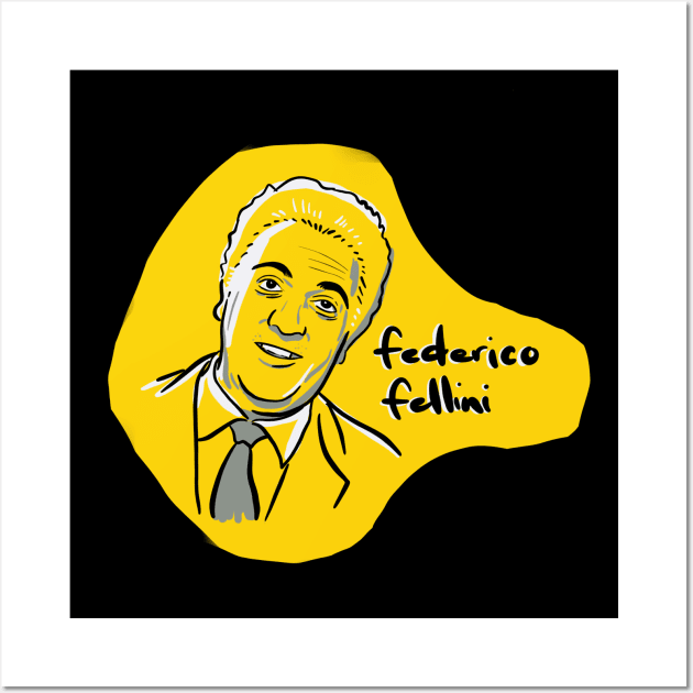 Federico Fellini Wall Art by realisateur